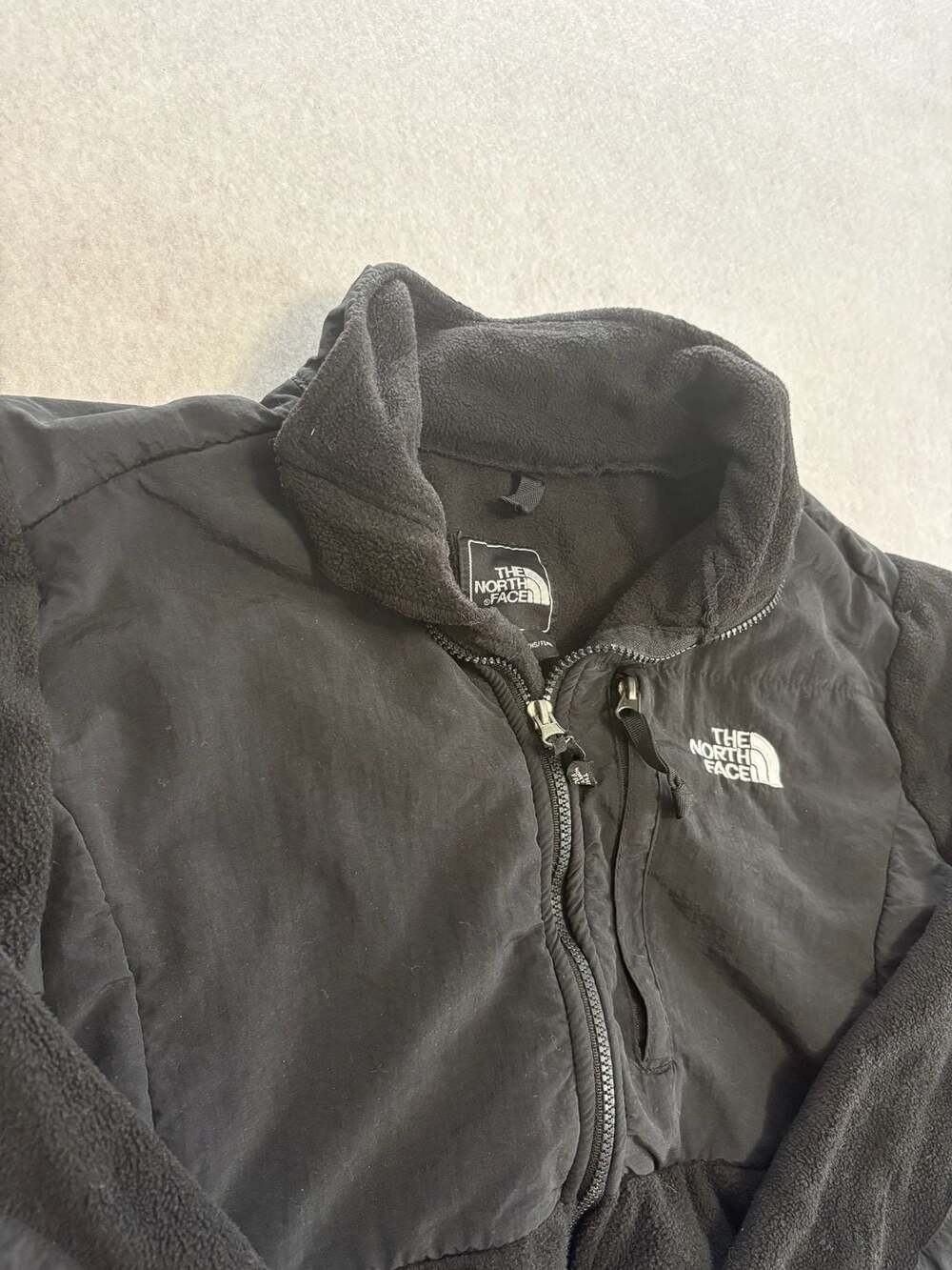 The North Face Denali Fleece Jacket Women's XL Black Full Zip Polartec